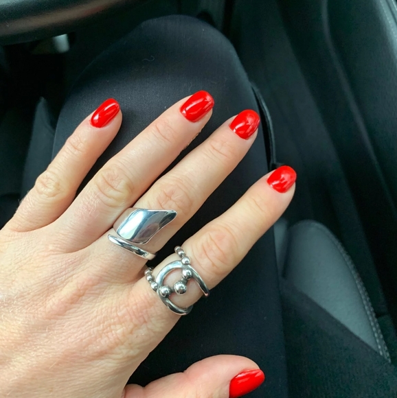 NEW | Large 925 Sterling Silver Ball Ring - Picture 6 of 16